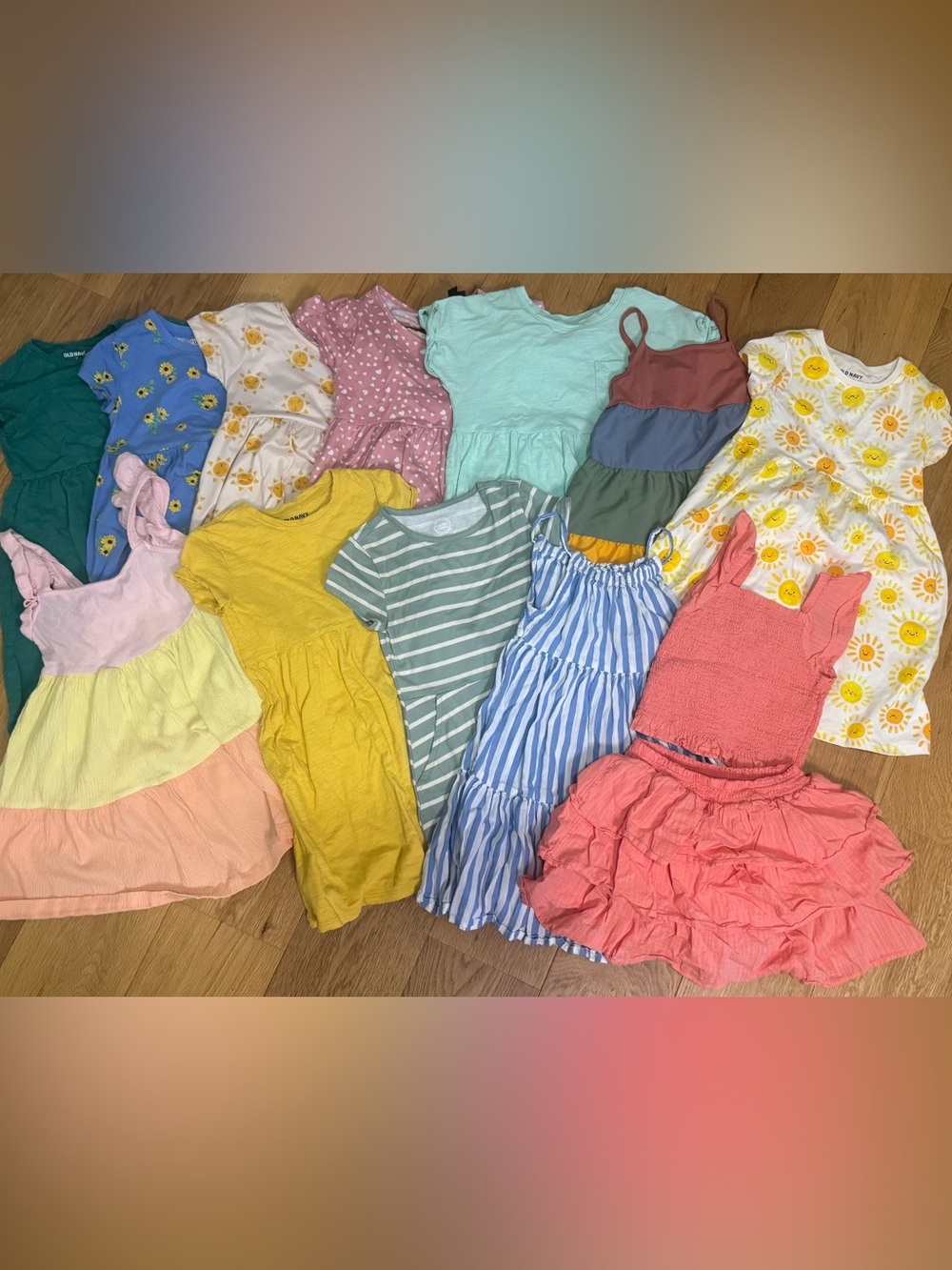 Girls' Colorful Summer Dress Bundle - 5T